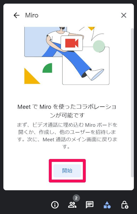 Google MeetでMiroを使おう