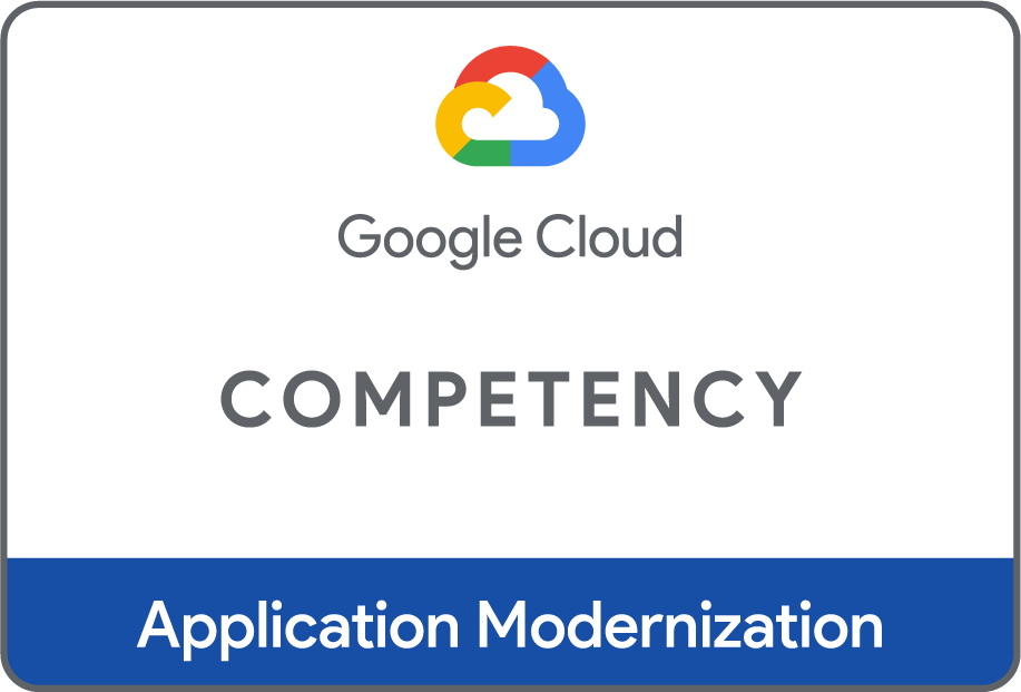 Google Cloud Application Modernization コンピテンシーバッジ