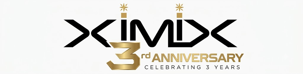 XIMIX 3周年記念ロゴ